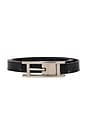 view 4 of 4 Skinny Belt in Black/black Patent
