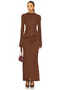 view 1 of 3 Apolleni Dress in Brown
