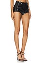 view 2 of 6 x REVOLVE Annaise Hot Short in Patent Black