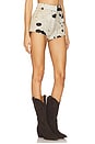view 2 of 6 x REVOLVE Tawnia Calf Hair Shorts in Brown