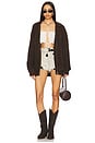 view 5 of 6 x REVOLVE Tawnia Calf Hair Shorts in Brown