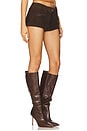 view 2 of 6 x REVOLVE Winona Suede Short in Dark Brown