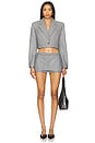 view 5 of 6 Lonnie Skort in Grey Weave