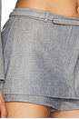 view 6 of 6 Lonnie Skort in Grey Weave