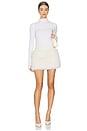 view 5 of 6 x REVOLVE Carrie Faux Fur Mini Skort in Whisper White