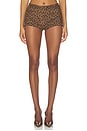 view 1 of 6 Annaise Short in Dark Mocha Leo