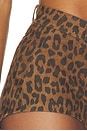 view 7 of 6 Annaise Short in Dark Mocha Leo
