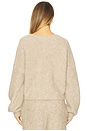 view 3 of 4 Minnie Cardigan in Heather Beige