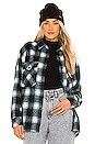 view 1 of 4 x REVOLVE Storm Plaid Shirt Jacket in Green Multi