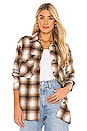 view 1 of 4 x REVOLVE Storm Plaid Shirt Jacket in Tan Multi