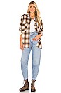 view 4 of 4 x REVOLVE Storm Plaid Shirt Jacket in Tan Multi