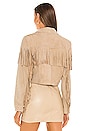 view 3 of 4 x REVOLVE Elwyn Suede Fringe Jacket in Sand