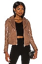 view 1 of 4 Chloe Jacket in Mink Brown