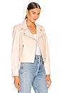view 2 of 4 Donna 21 Moto Jacket in Ballet Pink