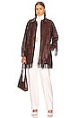 view 4 of 4 x REVOLVE Ilonna Shacket in Chocolate
