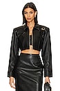 view 2 of 6 Aneesa Flower Applique Jacket in Black