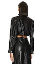 view 5 of 6 Aneesa Flower Applique Jacket in Black