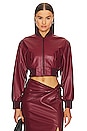 view 2 of 5 Evelin Bomber Jacket in Syrah