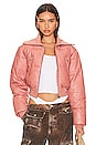view 1 of 5 Livia Cropped Jacket in Old Rose