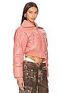view 3 of 5 Livia Cropped Jacket in Old Rose