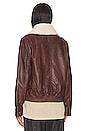 view 5 of 5 Klemence Bomber Jacket in Choco Brown