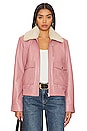view 1 of 5 BLOUSON BOMBER KLEMENCE in Mauve Pink