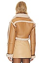 view 4 of 5 Adrina Cropped Jacket in Biscuit