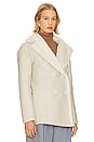view 3 of 5 Camille Coat in Ivory