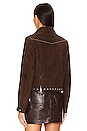 view 4 of 5 BLOUSON ALAINA in Chocolate