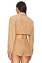 view 3 of 4 x REVOLVE Brielle Jacket in Latte Suede