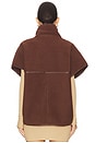 view 4 of 5 Eudora Fleece Vest in Chestnut