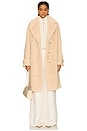 view 1 of 4 Adina Faux Fur Coat in Beige