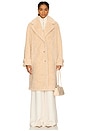 view 2 of 4 Adina Faux Fur Coat in Beige