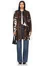 view 1 of 4 x REVOLVE Kendrick Calf Hair Long Coat in Brown
