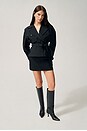 view 1 of 8 Quinn Cropped Trenchcoat in Black