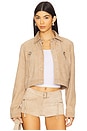 view 1 of 5 X Revolve Luna Cropped Jacket in Sand