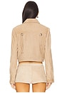 view 4 of 5 X Revolve Luna Cropped Jacket in Sand