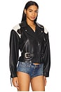 view 3 of 6 x REVOLVE Billie Motorcycle Jacket in Black