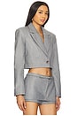 view 2 of 4 Harmina Blazer in Grey Weave