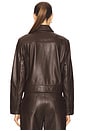 view 4 of 5 Tess Jacket in Dark Brown