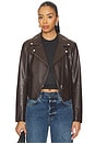 view 1 of 4 Pascale Jacket in Dark Brown