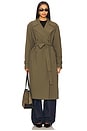 view 2 of 4 Colette Coat in Dark Olive