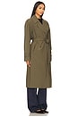 view 3 of 4 Colette Coat in Dark Olive