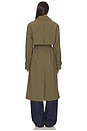 view 4 of 4 Colette Coat in Dark Olive
