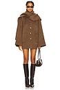 view 4 of 4 Anca Coat in Heather Brown