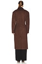 view 4 of 4 Devikana Trench Coat in Dark Brown