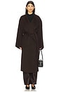 view 1 of 5 Coreen Trench Coat in Dark Brown