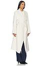 view 3 of 5 Coreen Trench Coat in Whisper White