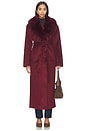 view 1 of 3 x REVOLVE Tillie L Coat in Burgundy