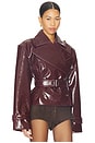 view 2 of 4 Delania Jacket in Bordeaux
